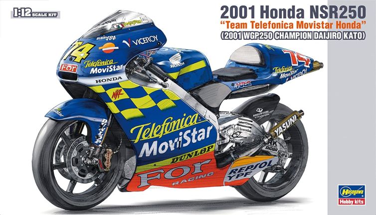 1:12 2001 Honda NSR250 «Team Telefonica Movistar Honda» Art.-Nr. 21502