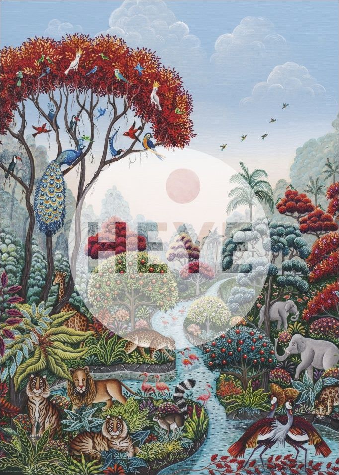 Heye Puzzle 2000 Exotic Garden -Wildlife Paradise Art.-Nr. 29958