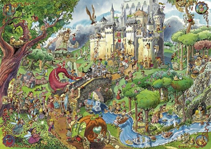 HEYE Puzzle 1500 Fairy Tales Art.-Nr. 29414