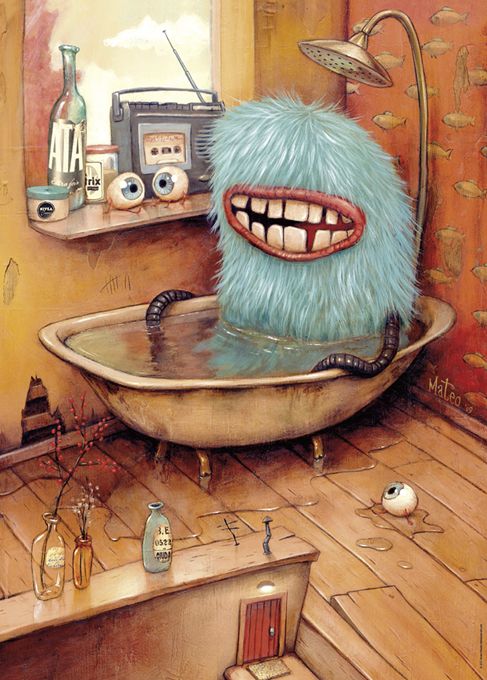 HEYE Puzzle 1000 Zozoville Bathtub Art.-Nr. 29539