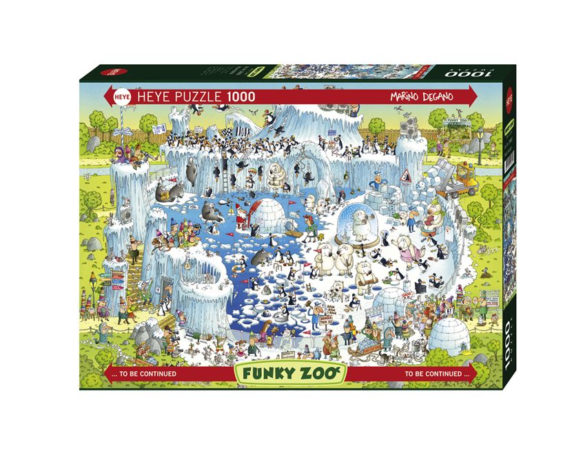Heye Puzzle 1000 Polar Habitat – Funky Zoo Art.-Nr. 29692