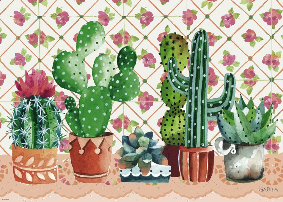 HEYE Puzzle 1000 Cactus Family Art.-Nr. 29831
