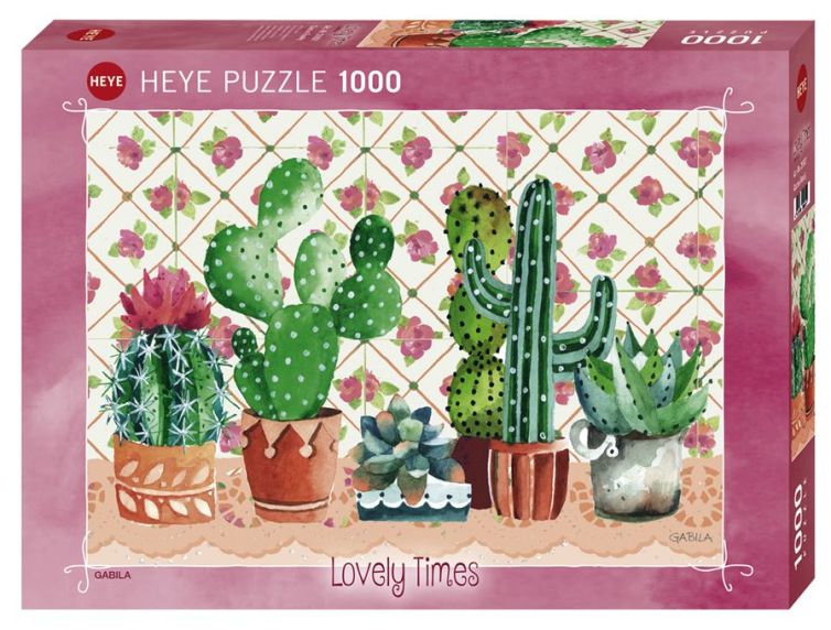HEYE Puzzle 1000 Cactus Family Art.-Nr. 29831