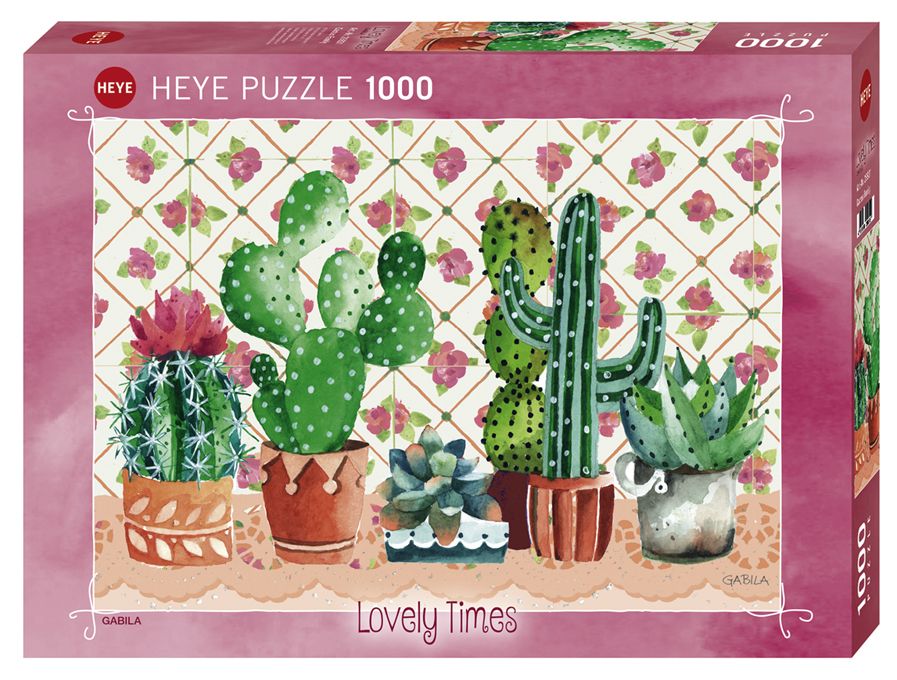 HEYE Puzzle 1000 Cactus Family Art.-Nr. 29831