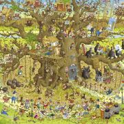 Heye Puzzle 1000 Monkey Habitat – Funky Zoo Art.-Nr. 29833