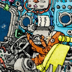 HEYE Puzzle 1500 Spaceship Art.-Nr. 29841