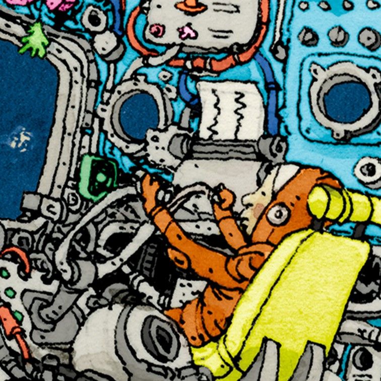 HEYE Puzzle 1500 Spaceship Art.-Nr. 29841