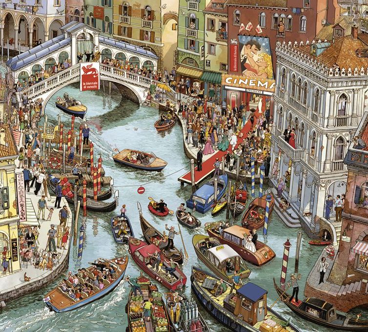 HEYE Puzzle 2000 O Sole Mio! Art.-Nr. 29843