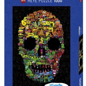 HEYE Puzzle 1000 Doodle Skull Art.-Nr. 29850