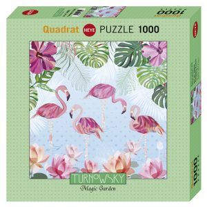 HEYE Puzzle 1000 Flamencos y lirios Art.-Nr. 29852