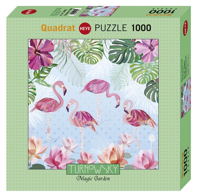 HEYE Puzzle 1000 Flamencos y lirios Art.-Nr. 29852