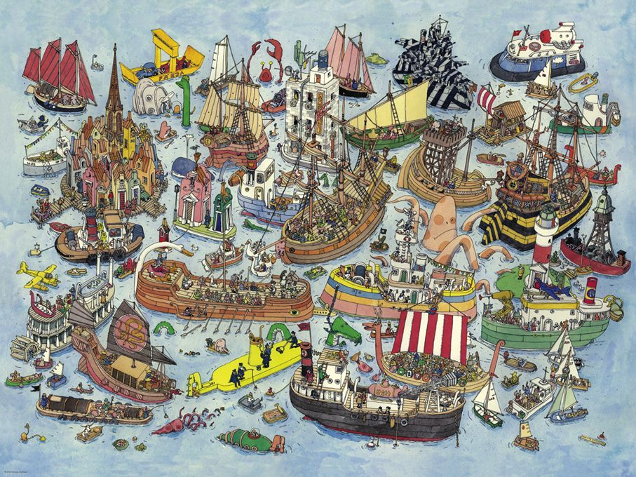 HEYE Puzzle 1500 Regatta Art.-Nr. 29891