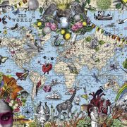 Heye Puzzle 2000 Quirky World – Map Art Art.-Nr. 29913