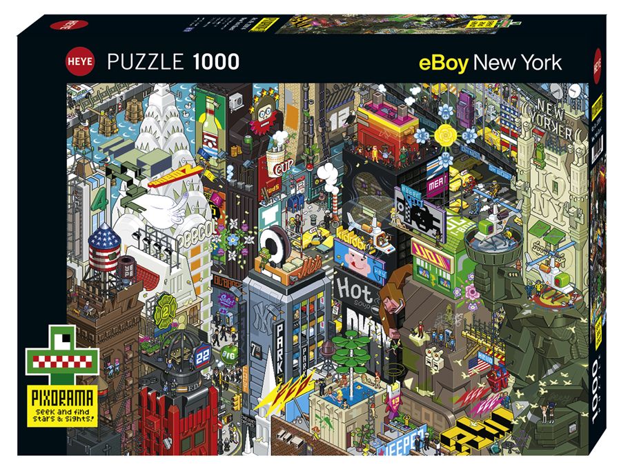 Heye Puzzle 1000 New York Quest – Pixorama Art.-Nr. 29914