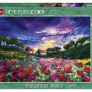 Heye Puzzle 1000 Sundown Poppies – Felted Art Art.-Nr. 29917