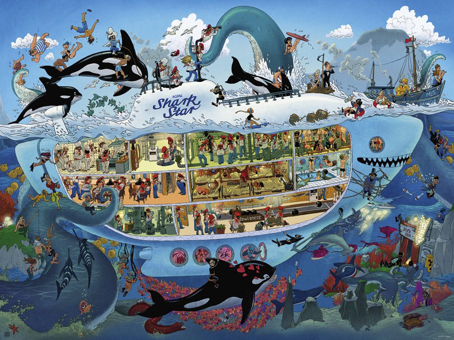 HEYE Puzzle 1500 Submarine Fun Art.-Nr. 29925