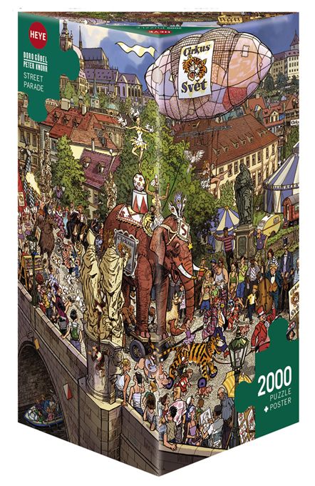HEYE Puzzle 2000 Street Parade Art.-Nr. 29926