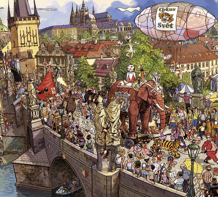 HEYE Puzzle 2000 Street Parade Art.-Nr. 29926