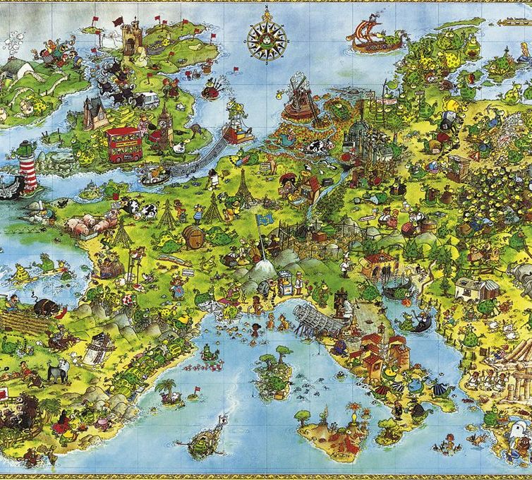 HEYE Puzzle 4000 United Dragons Art.-Nr. 8854