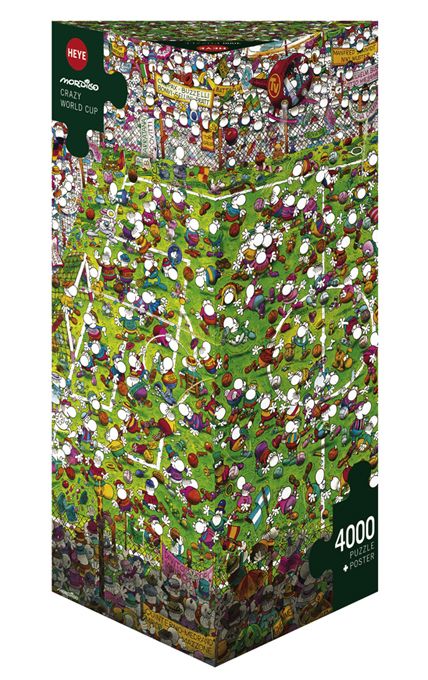 HEYE Puzzle 4000 Crazy World Cup Art.-Nr. 29072