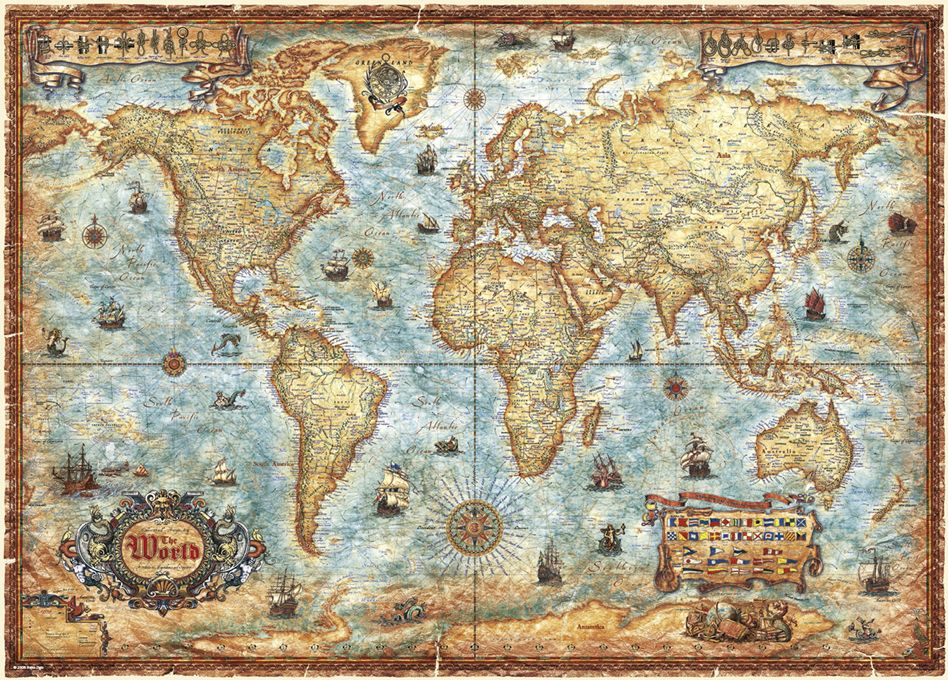 HEYE Puzzle 2000 The World Art.-Nr. 29845