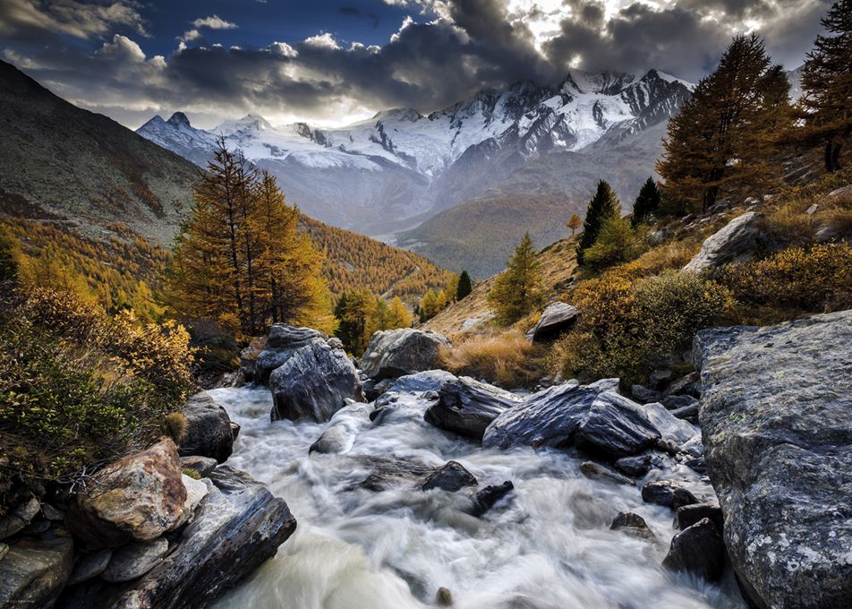 Heye Puzzle 1000 Mountain Stream Art.-Nr. 29712