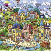 HEYE Puzzle 1500 Happytown Art.-Nr. 29744