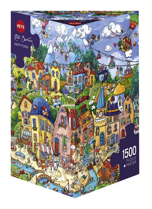 HEYE Puzzle 1500 Happytown Art.-Nr. 29744