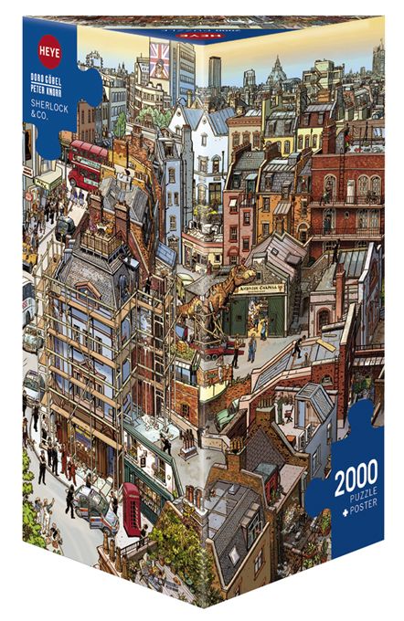 HEYE Puzzle 2000 Sherlock & Co. Art.-Nr. 29753