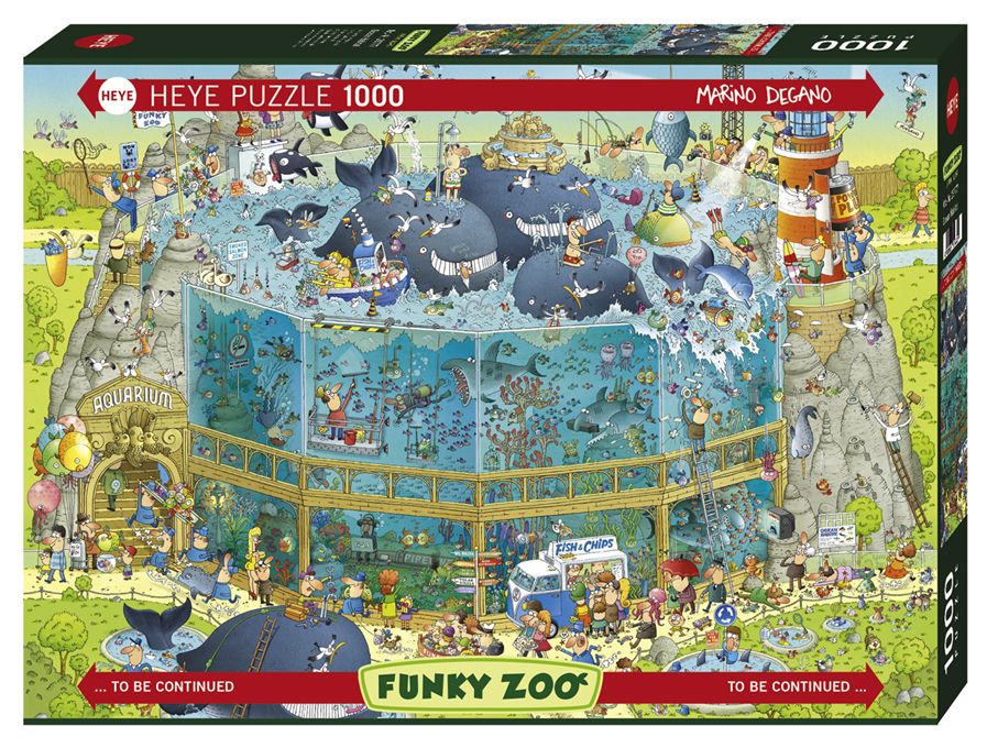 HEYE Puzzle 1000 Funky Zoo Ocean Habitat Art.-Nr. 29777