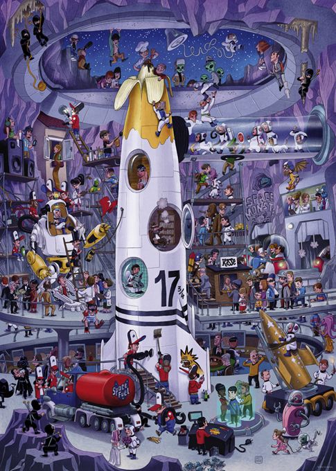 HEYE Puzzle 1000 Rocket Launch Art.-Nr. 29790