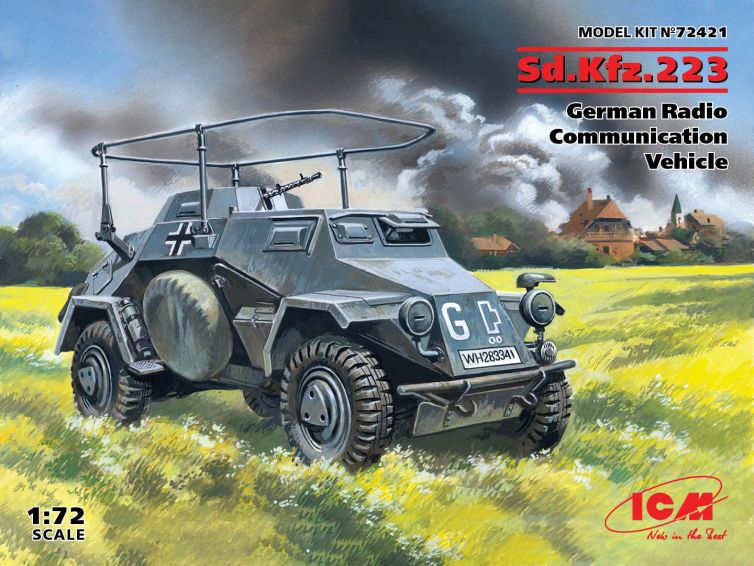 1:72 Sd. Kfz. 223 German Radio Communication Vehicle Art.-Nr. 72421