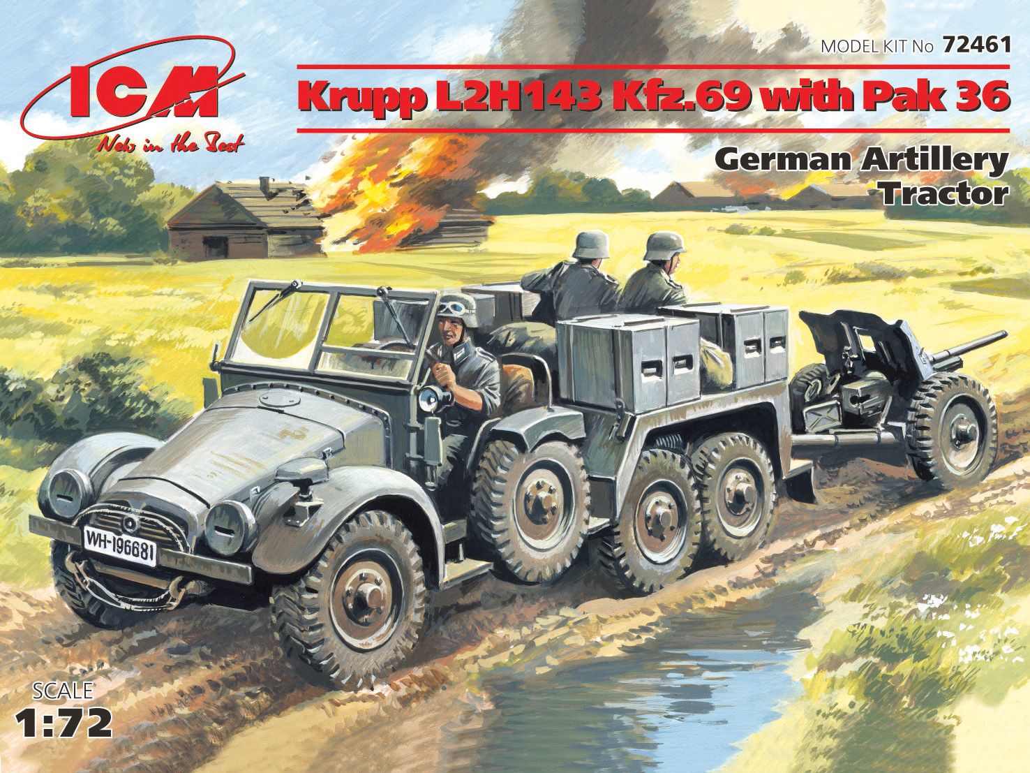 1:72 Krupp L2H143 Kfz. 69 with Pak 36 Art.-Nr. 72461