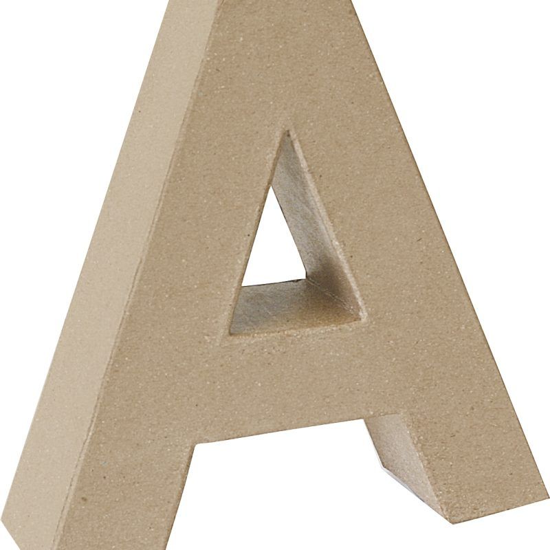 Letra cartón "A" 17,5 cm