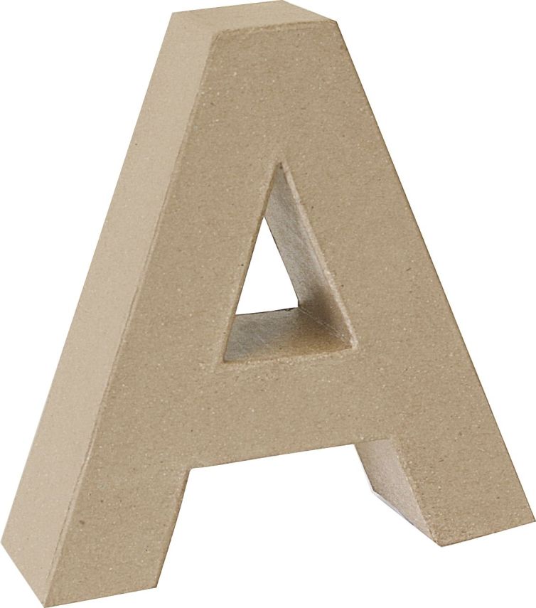 Letra cartón «A» 17,5 cm