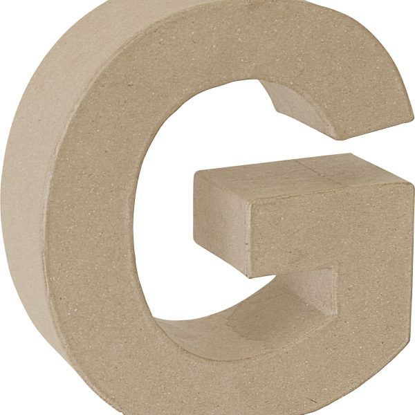 Letra cartón "G" 17,5 cm