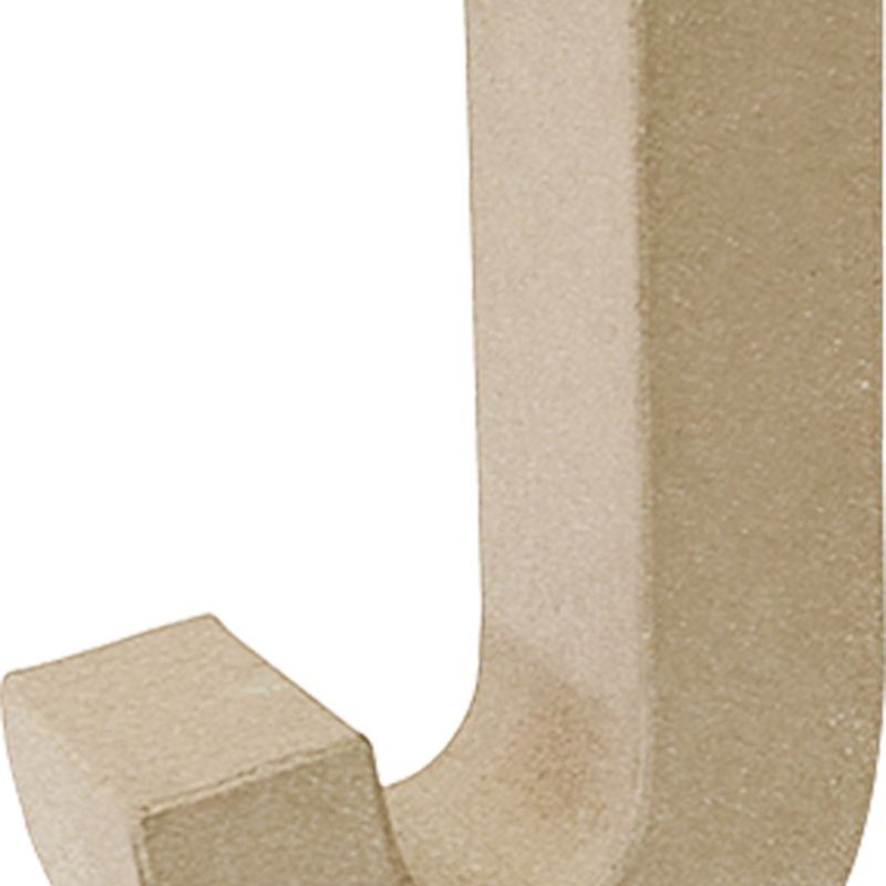 Letra cartón "J" 17,5 cm
