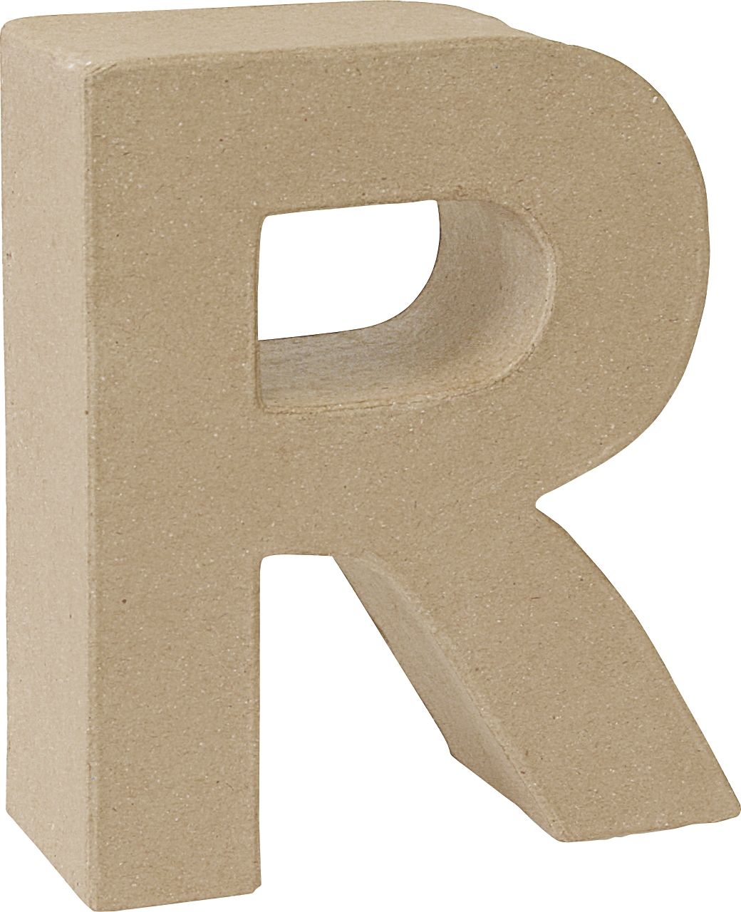 Letra cartón «R» 17,5 cm