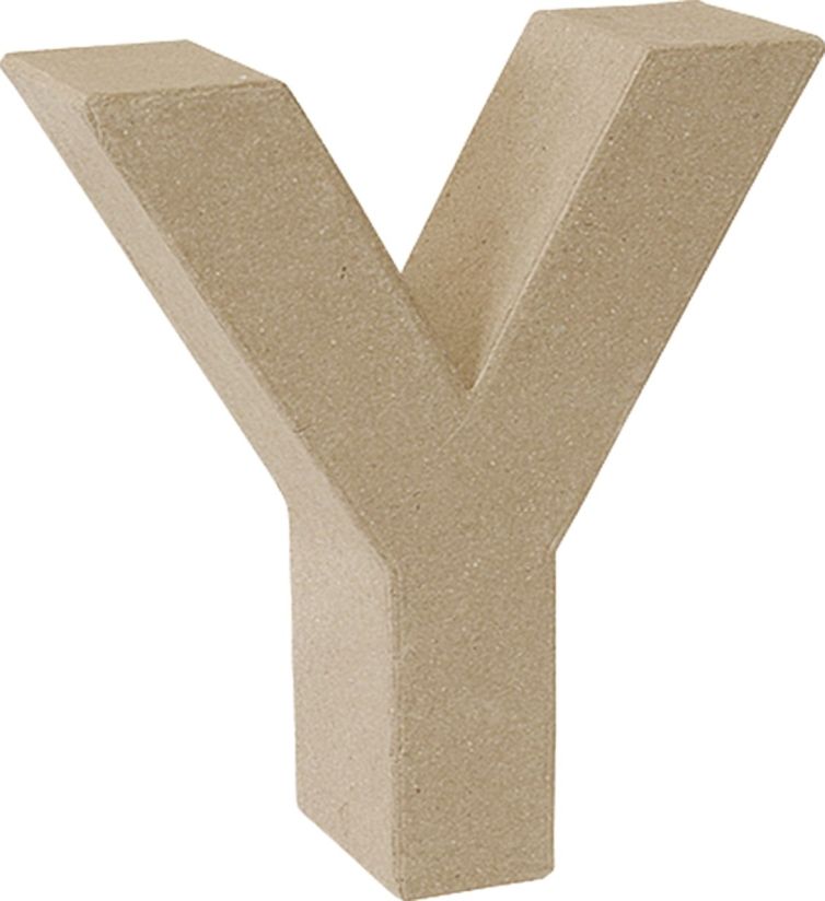Letra cartón «Y» 17,5 cm