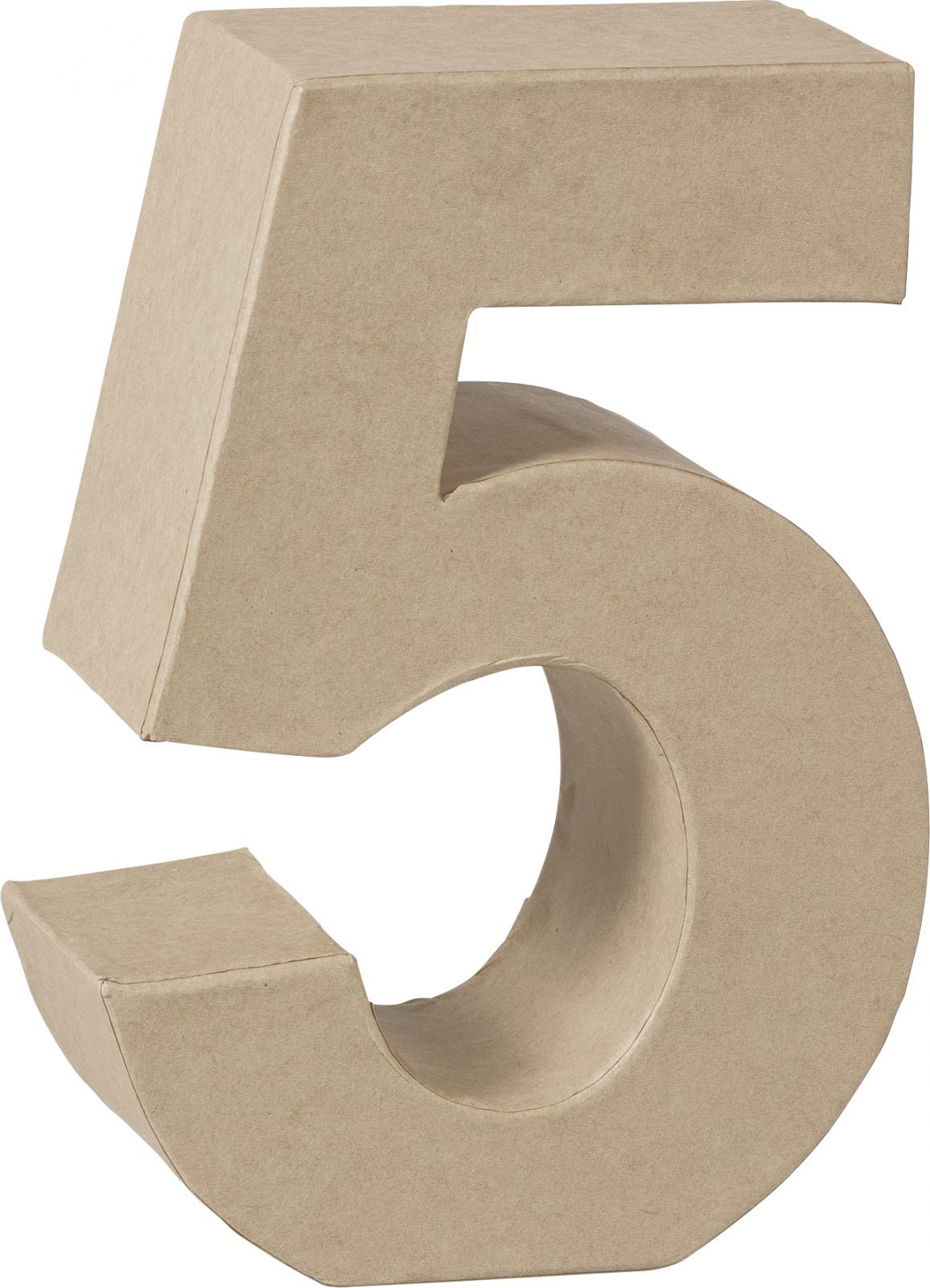 Número cartón «5» 17,5 cm
