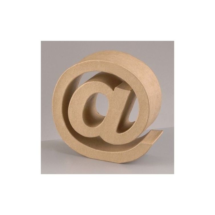 Letra cartón «@» 17,5 cm