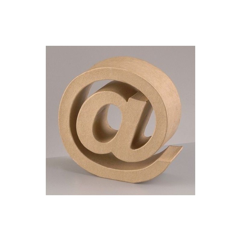 Letra cartón «@» 17,5 cm