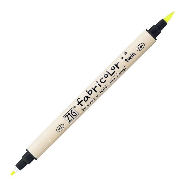 Rotulador para Tela Fabricolor 2 Puntas Amarillo Fluorescente Art.-Nr. TC-4000 001