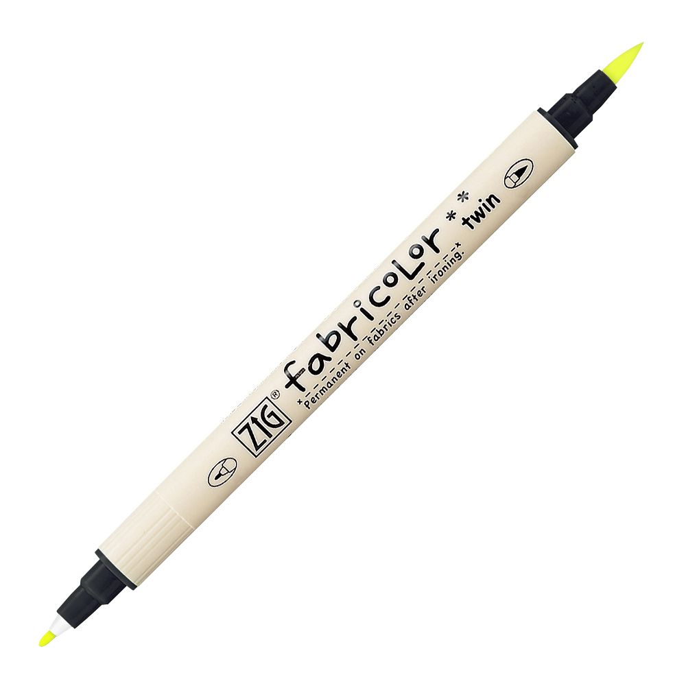 Rotulador para Tela Fabricolor 2 Puntas Amarillo Fluorescente Art.-Nr. TC-4000 001