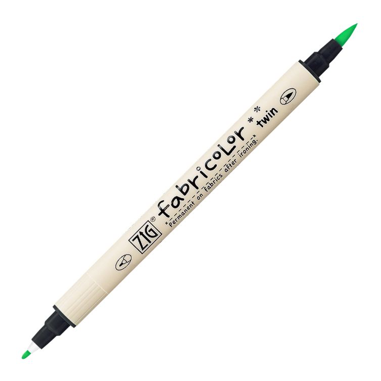 Rotulador para Tela Fabricolor 2 Puntas Verde Fluorescente Art.-Nr. TC-4000 004