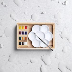 Caja Bambú Acuarela 12 1/2 godets Art.-Nr. 301450