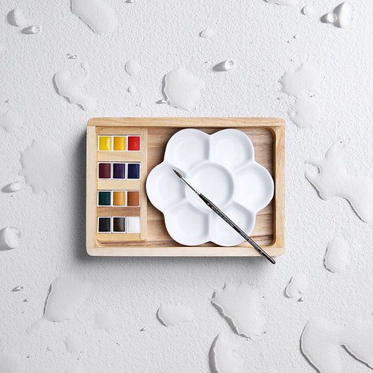 Caja Bambú Acuarela 12 1/2 godets Art.-Nr. 301450