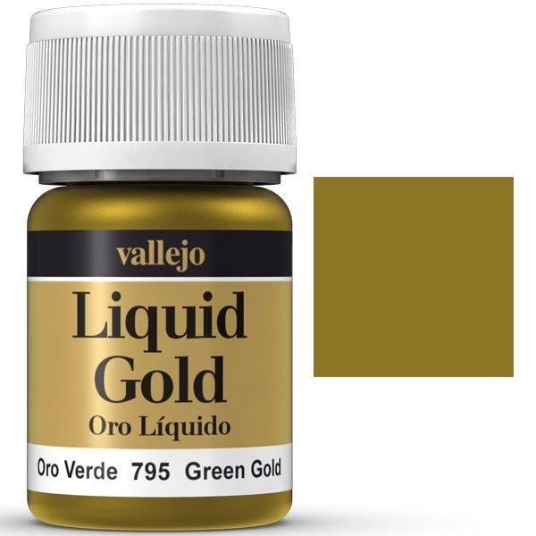 Vallejo Liquid Gold (216) Oro Verde 35ml. Art.-Nr. 70.795