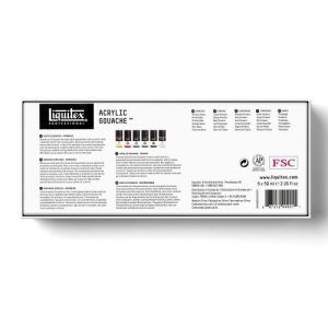 Set Gouache Acrílico – 6x59ml – Primarios Art.-Nr. 3699323
