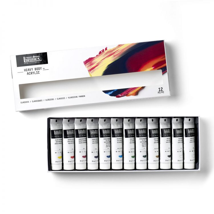 Set Acrílico 12 colores Heavy Body Art.-Nr. 3699312